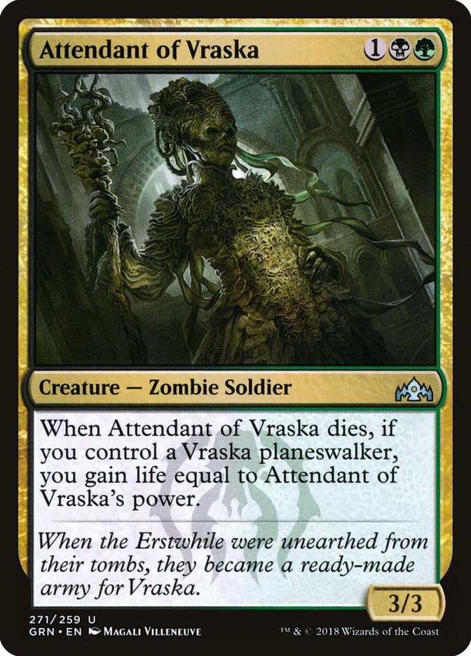 Attendant of Vraska [Guilds of Ravnica] Magic: The Gathering