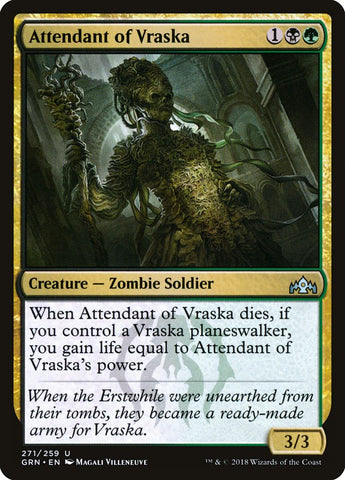Attendant of Vraska [Guilds of Ravnica] Magic: The Gathering