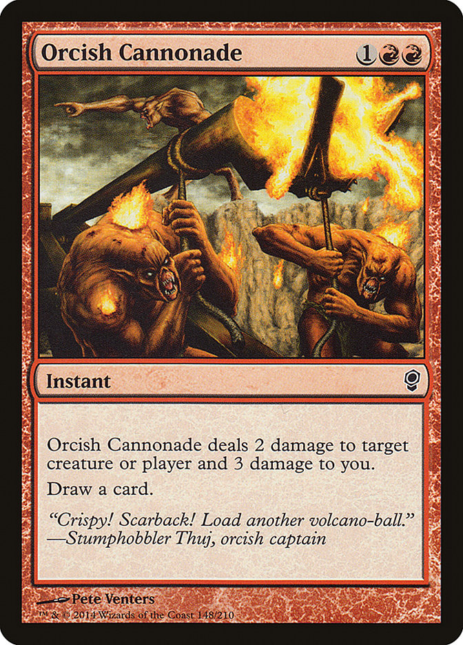 Orcish Cannonade [Conspiracy] Magic: The Gathering