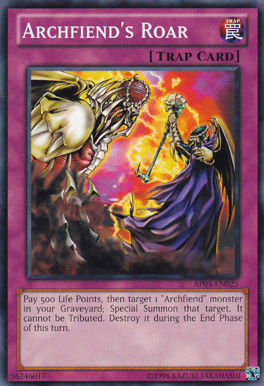 Archfiend's Roar [AP03-EN025] Common Yu-Gi-Oh!