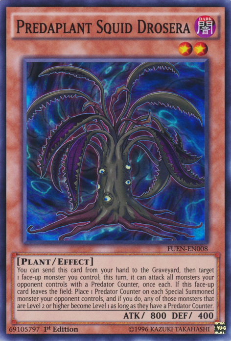 Predaplant Squid Drosera [FUEN-EN008] Super Rare Yu-Gi-Oh!