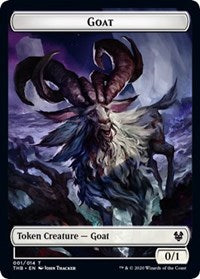 Goat // Satyr Double-Sided Token [Theros Beyond Death Tokens] Magic: The Gathering