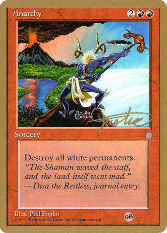 Anarchy (Mark Justice) (SB) [Pro Tour Collector Set] Magic: The Gathering