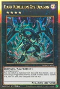 Dark Rebellion Xyz Dragon [MAGO-EN032] Gold Rare Yu-Gi-Oh!