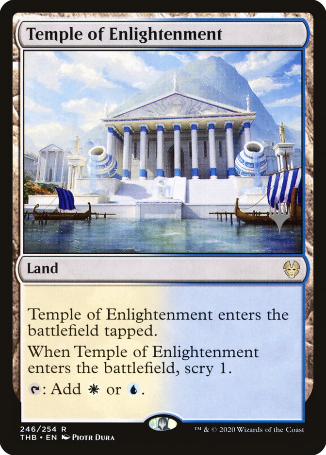 Temple of Enlightenment (Promo Pack) [Theros Beyond Death Promos] Magic: The Gathering