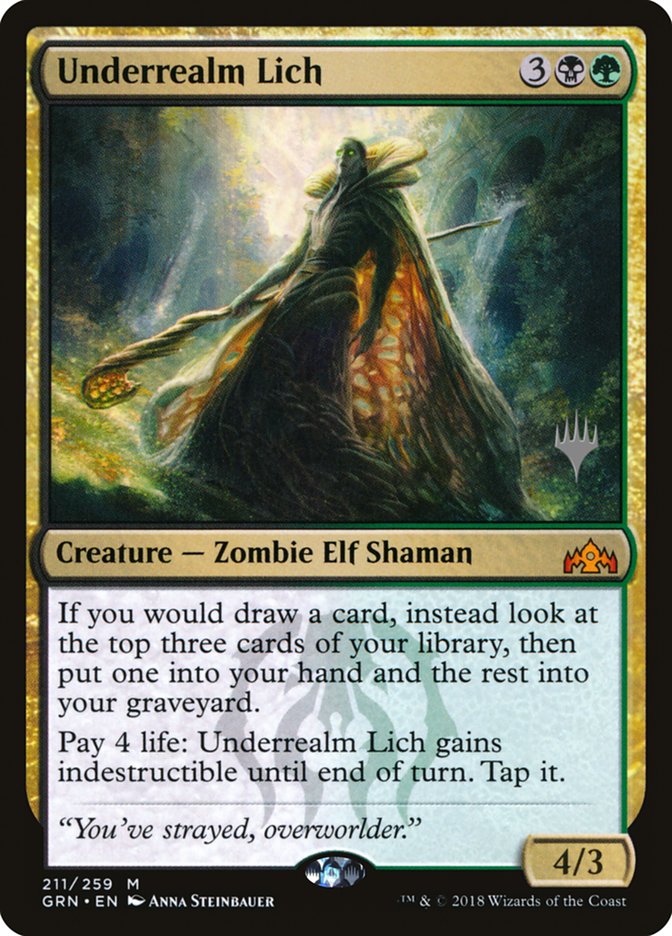 Underrealm Lich [Guilds of Ravnica Promos] Magic: The Gathering