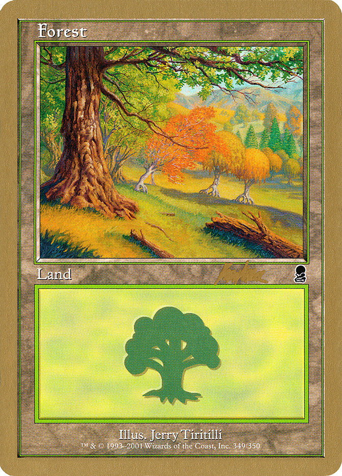 Forest (Brian Kibler) [World Championship Decks 2002] Magic: The Gathering