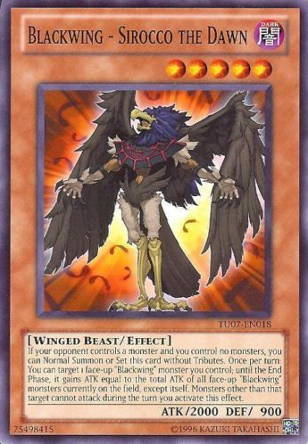 Blackwing - Sirocco the Dawn [TU07-EN018] Common Yu-Gi-Oh!