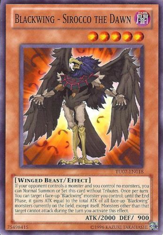 Blackwing - Sirocco the Dawn [TU07-EN018] Common Yu-Gi-Oh!