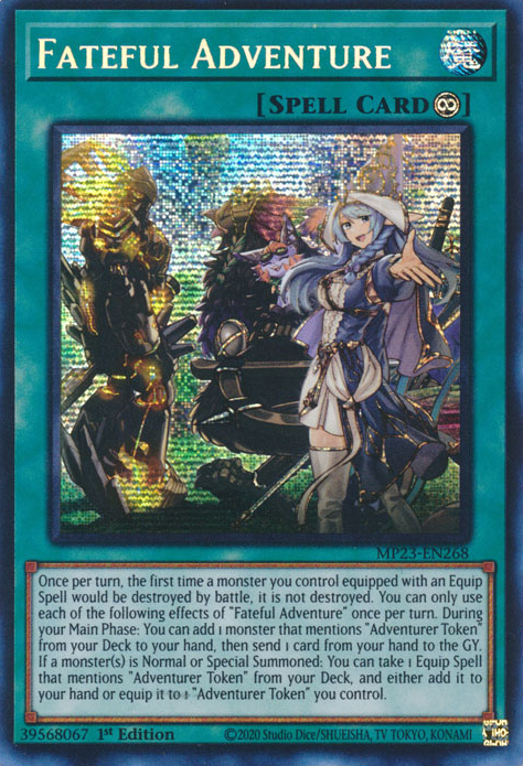 Fateful Adventure [MP23-EN268] Prismatic Secret Rare Yu-Gi-Oh!