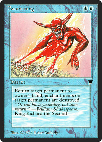 Boomerang [Legends] Magic: The Gathering