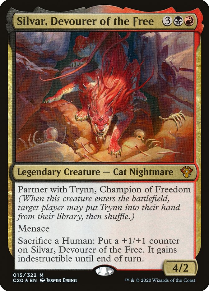 Silvar, Devourer of the Free [Commander 2020] Magic: The Gathering