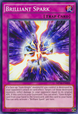 Brilliant Spark [MP16-EN088] Common Yu-Gi-Oh!