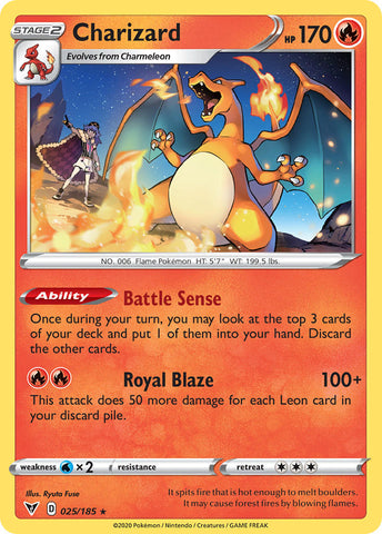 Charizard (025/185) [Sword & Shield: Vivid Voltage] Pokémon
