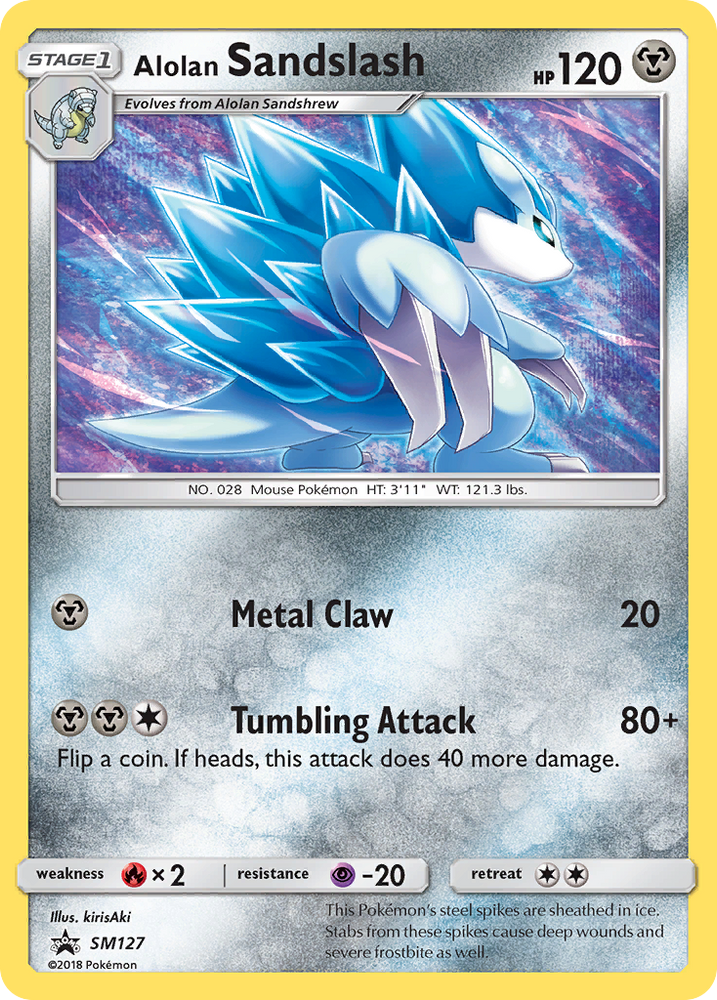 Alolan Sandslash (SM127) [Sun & Moon: Black Star Promos] Pokémon