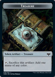 Insect // Treasure Double-Sided Token [Innistrad: Crimson Vow Tokens] Magic: The Gathering