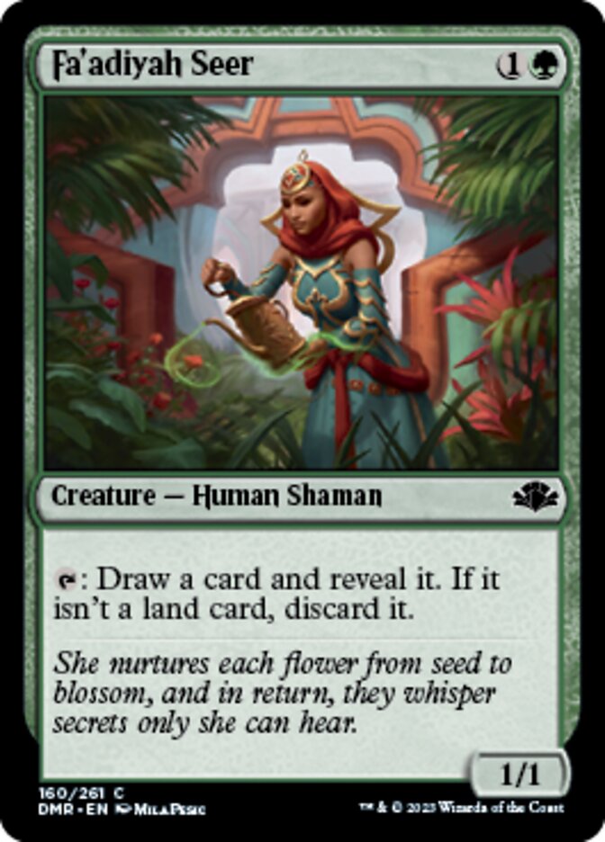 Fa'adiyah Seer [Dominaria Remastered] Magic: The Gathering