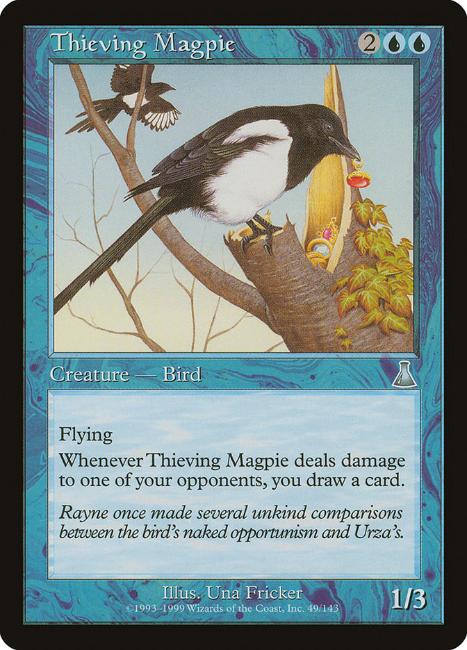 Thieving Magpie [Urza's Destiny] Magic: The Gathering