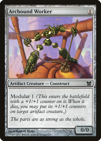 Arcbound Worker [Modern Masters] Magic: The Gathering
