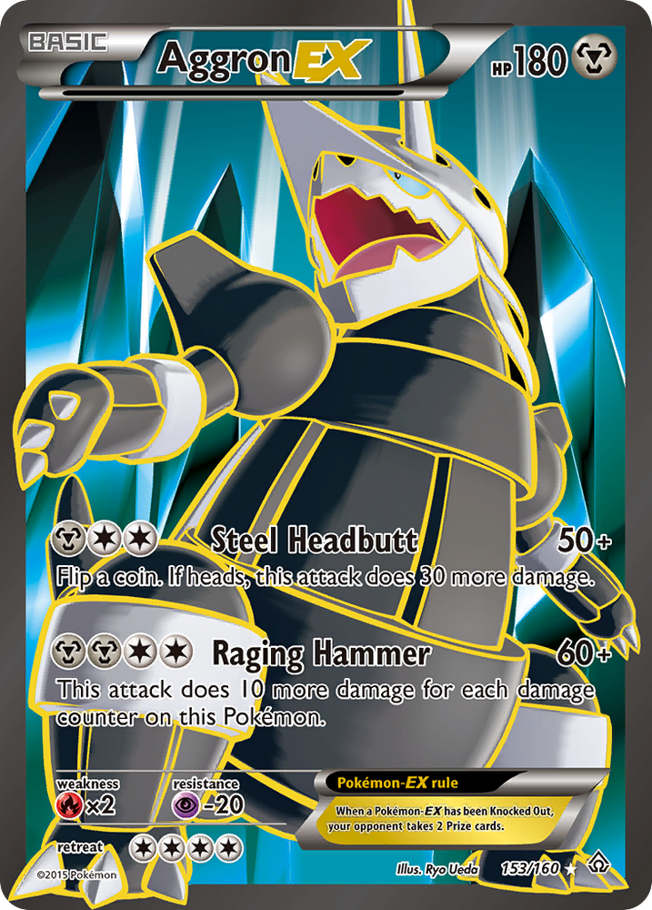 Aggron EX (153/160) [XY: Primal Clash] Pokémon