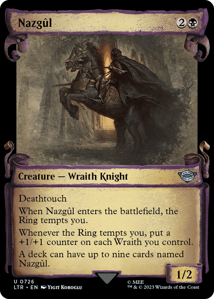 Nazgul (0726) [The Lord of the Rings: Tales of Middle-Earth Showcase Scrolls] Magic: The Gathering