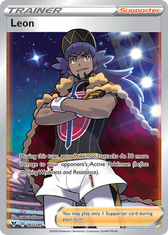Leon (182/185) [Sword & Shield: Vivid Voltage] Pokémon