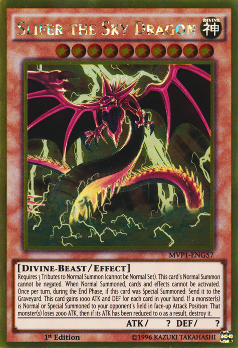 Slifer the Sky Dragon [MVP1-ENG57] Gold Rare Yu-Gi-Oh!