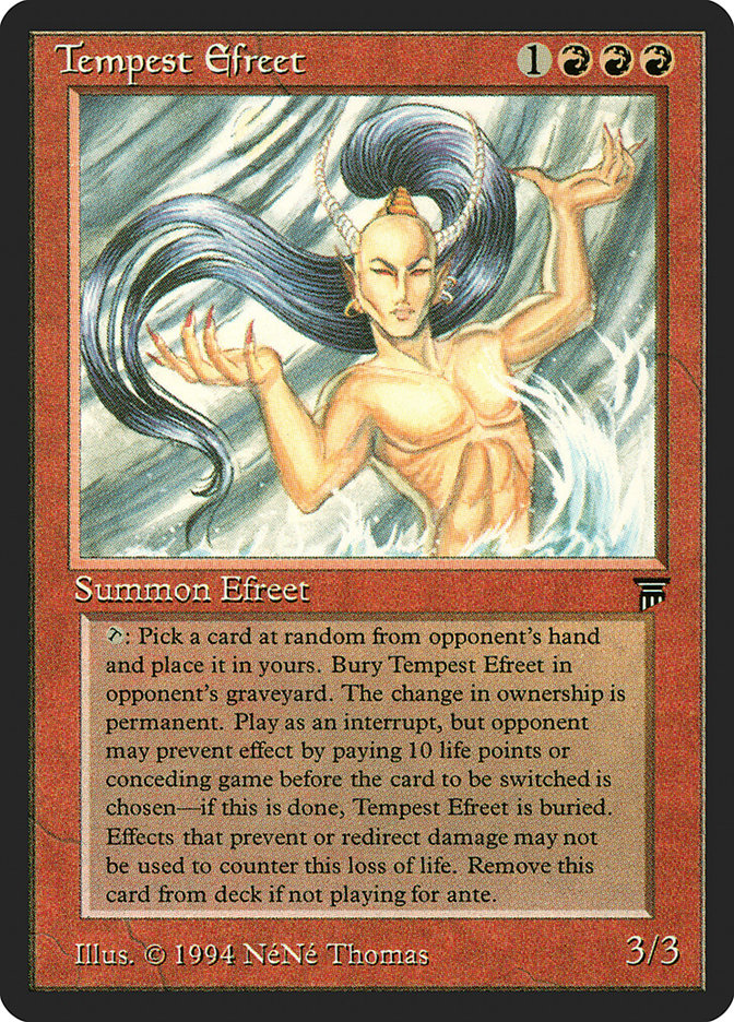 Tempest Efreet [Legends] Magic: The Gathering