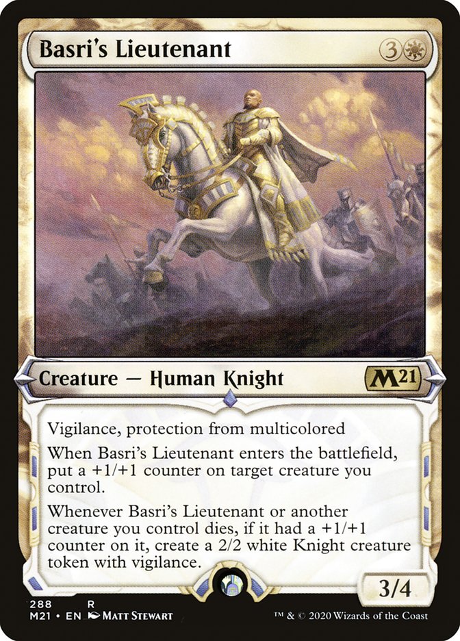 Basri's Lieutenant (Showcase) [Core Set 2021] Magic: The Gathering