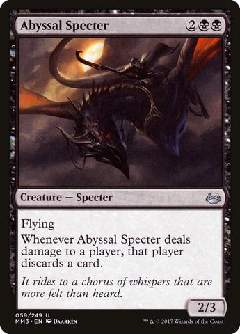 Abyssal Specter [Modern Masters 2017] Magic: The Gathering