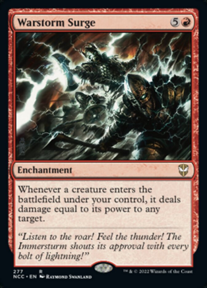 Warstorm Surge [Streets of New Capenna Commander] Magic: The Gathering