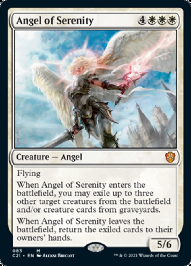Angel of Serenity [Commander 2021] Magic: The Gathering