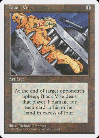 Black Vise [Fourth Edition] Magic: The Gathering