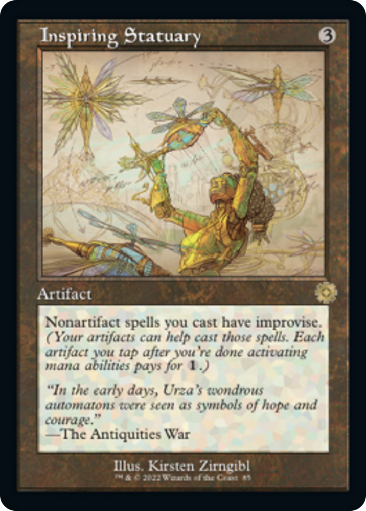 Inspiring Statuary (Retro Schematic) [The Brothers' War Retro Artifacts] Magic: The Gathering
