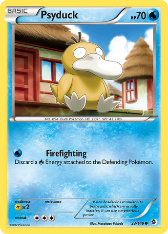 Psyduck (33/149) [Black & White: Boundaries Crossed] Pokémon