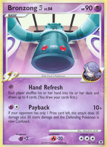 Bronzong (16/111) [Platinum: Rising Rivals] Pokémon