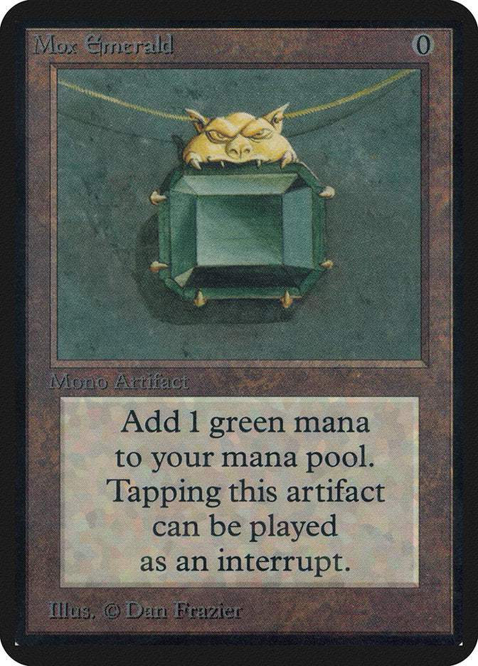 Mox Emerald [Alpha Edition] Magic: The Gathering