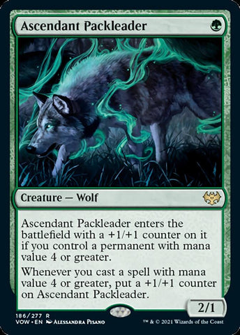 Ascendant Packleader [Innistrad: Crimson Vow] Magic: The Gathering
