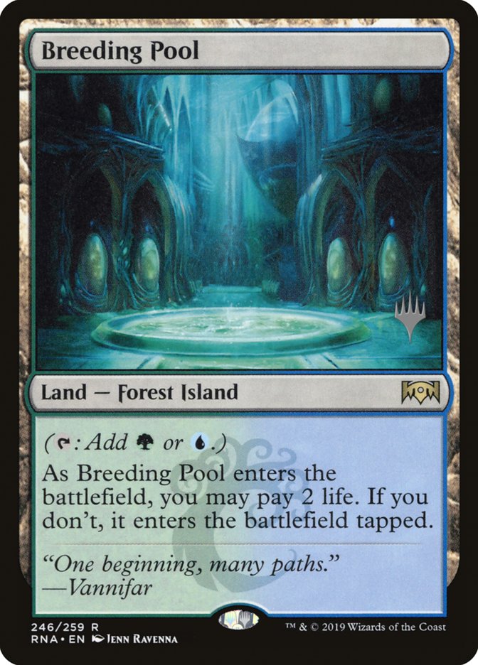 Breeding Pool (Promo Pack) [Ravnica Allegiance Promos] Magic: The Gathering