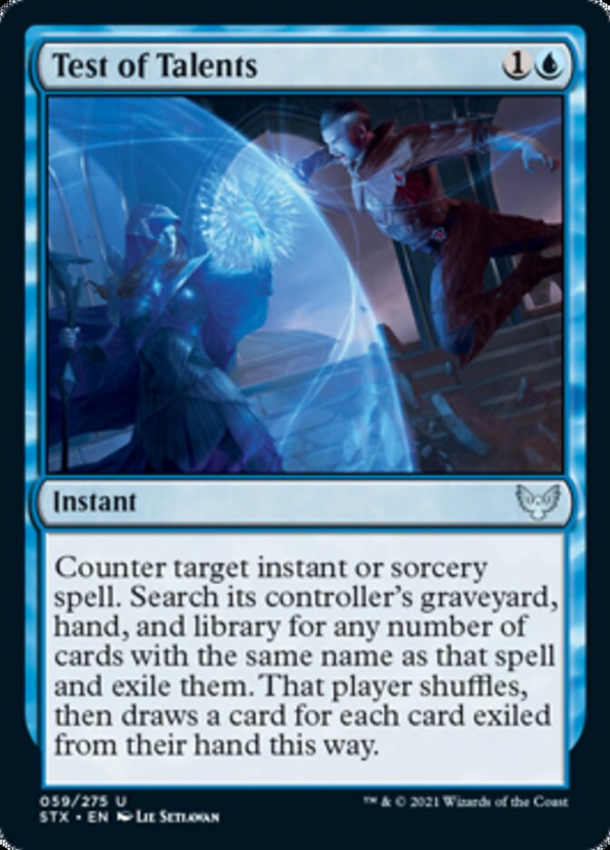 Test of Talents [Strixhaven: School of Mages] Magic: The Gathering