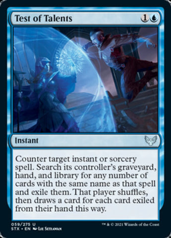 Test of Talents [Strixhaven: School of Mages] Magic: The Gathering