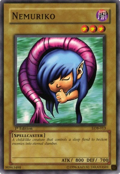 Nemuriko [LOB-013] Common Yu-Gi-Oh!