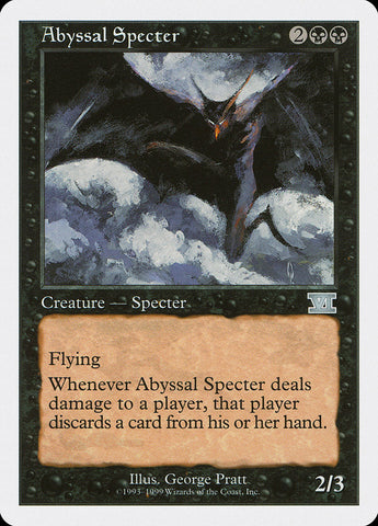 Abyssal Specter [Battle Royale] Magic: The Gathering