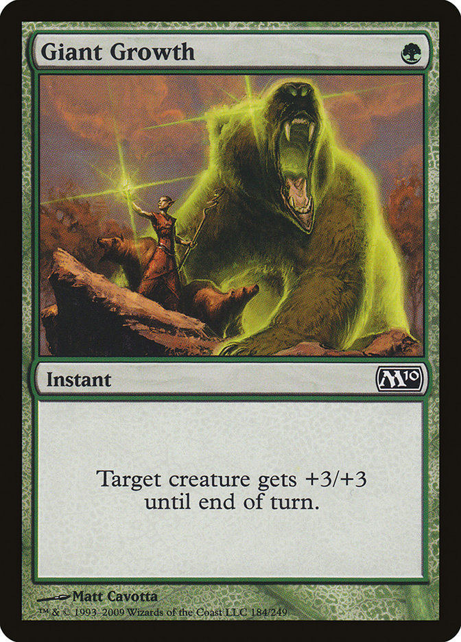 Giant Growth [Magic 2010] Magic: The Gathering