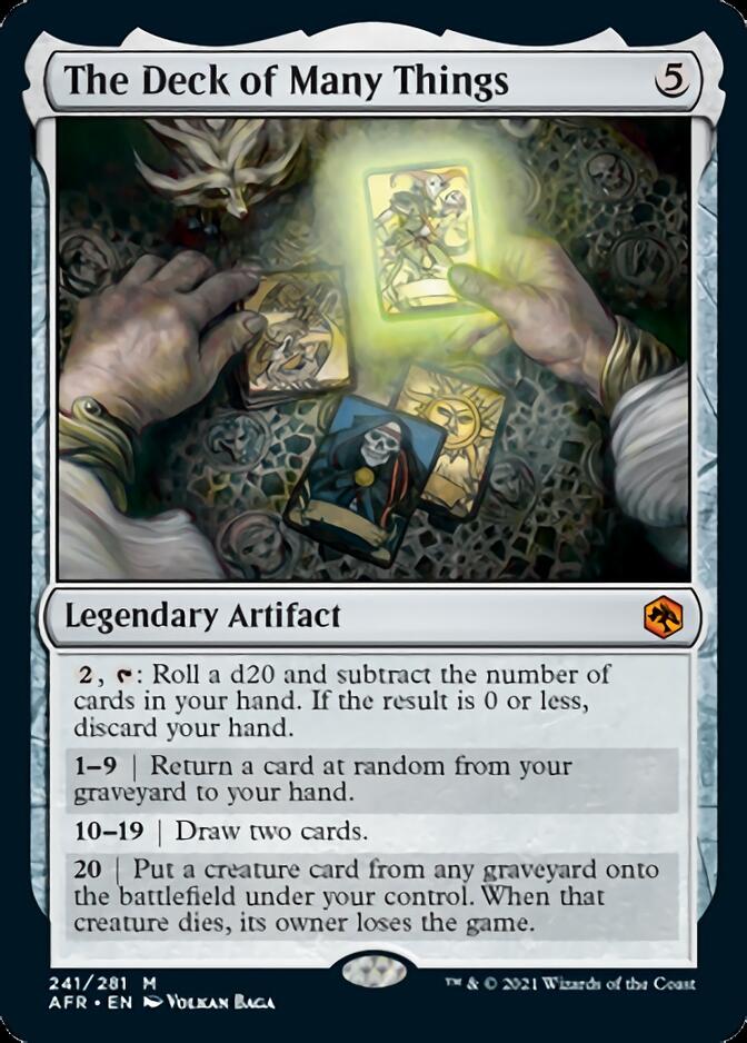 The Deck of Many Things [Dungeons & Dragons: Adventures in the Forgotten Realms] Magic: The Gathering
