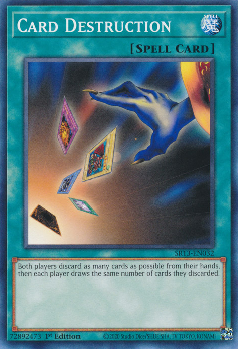 Card Destruction [SR13-EN032] Common Yu-Gi-Oh!