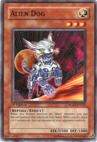 Alien Dog [RGBT-EN033] Common Yu-Gi-Oh!