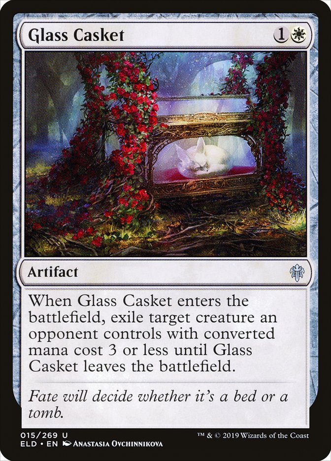 Glass Casket [Throne of Eldraine] Magic: The Gathering