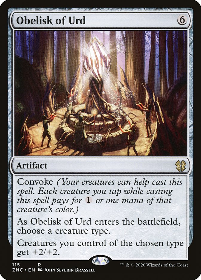 Obelisk of Urd [Zendikar Rising Commander] Magic: The Gathering
