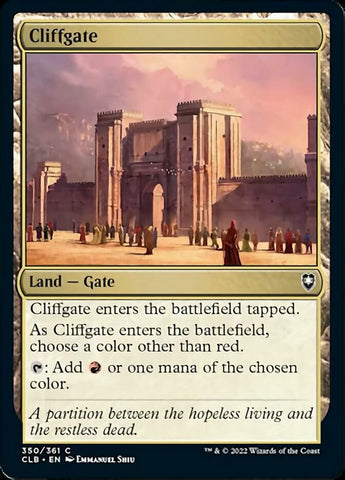 Cliffgate [Commander Legends: Battle for Baldur's Gate] Magic: The Gathering